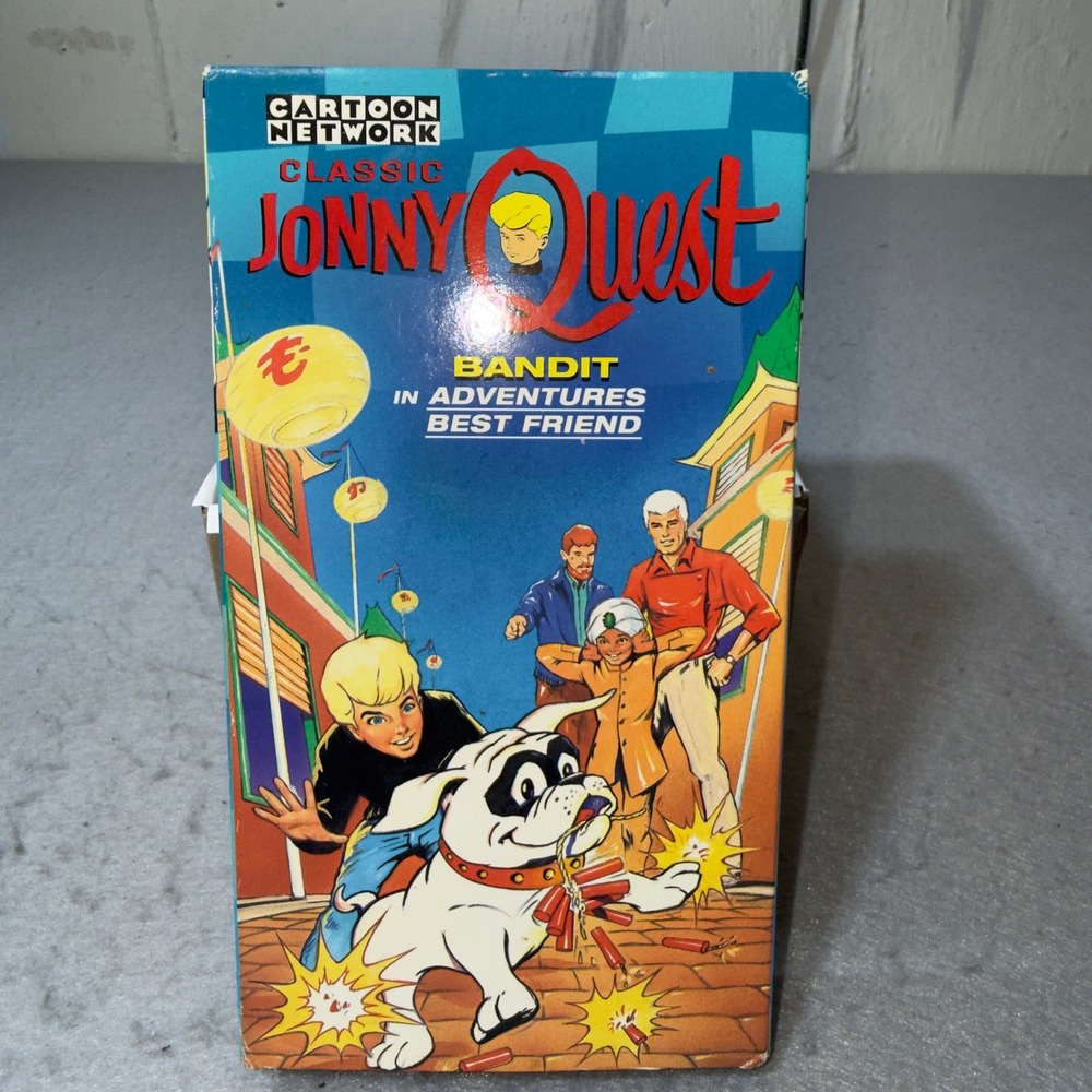 VTG Classic Jonny Quest Bandit Adventures Best Friend VHS Cartoon Network 1996‎